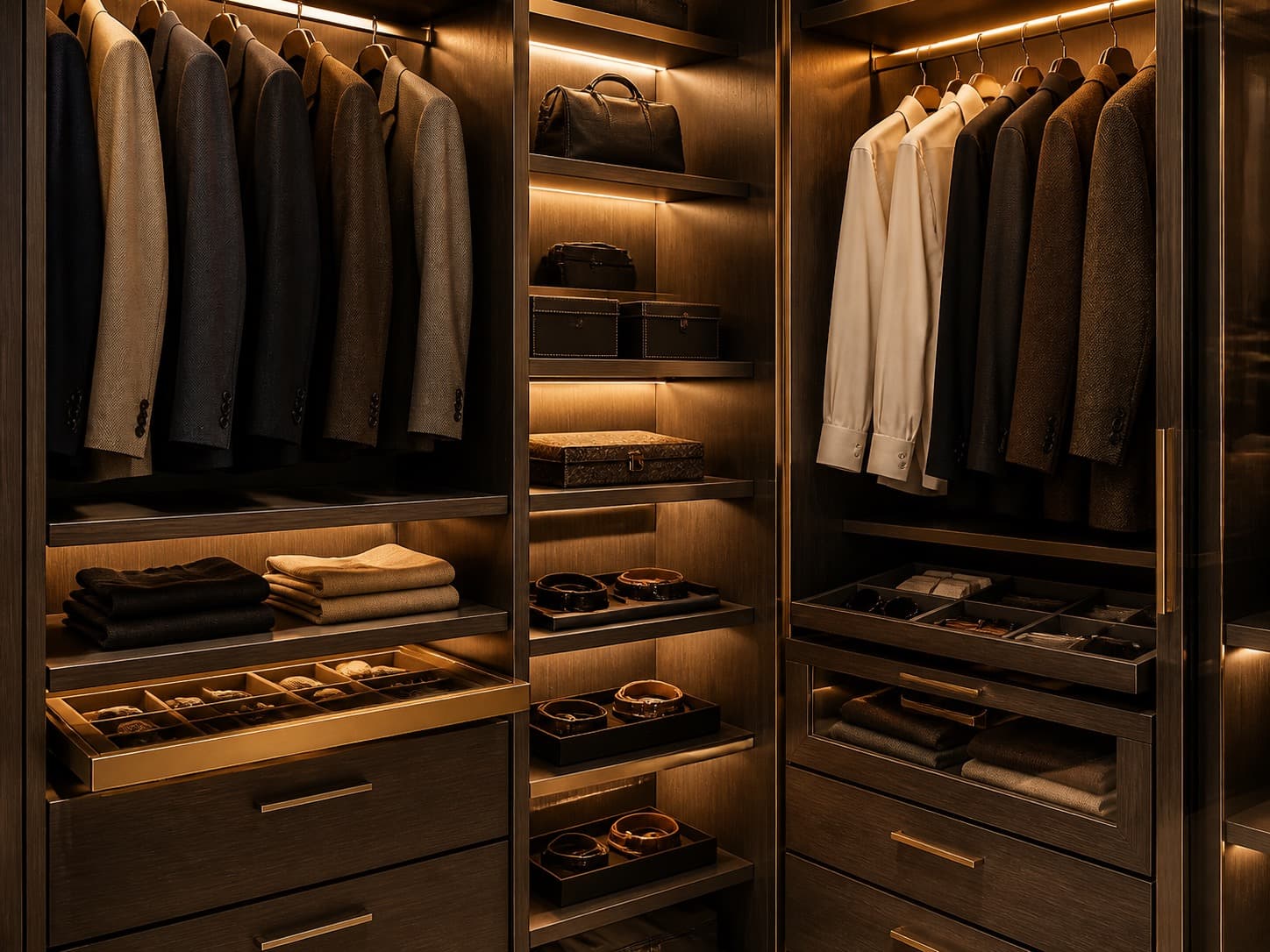 Premium wardrobe internals with Homevior planning